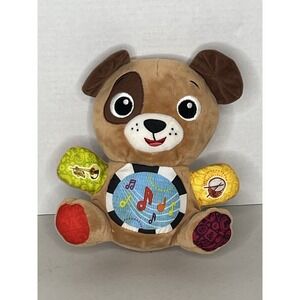 Baby Einstein Press N Play Pals Musical Puppy Dog Plush Toy WORKS